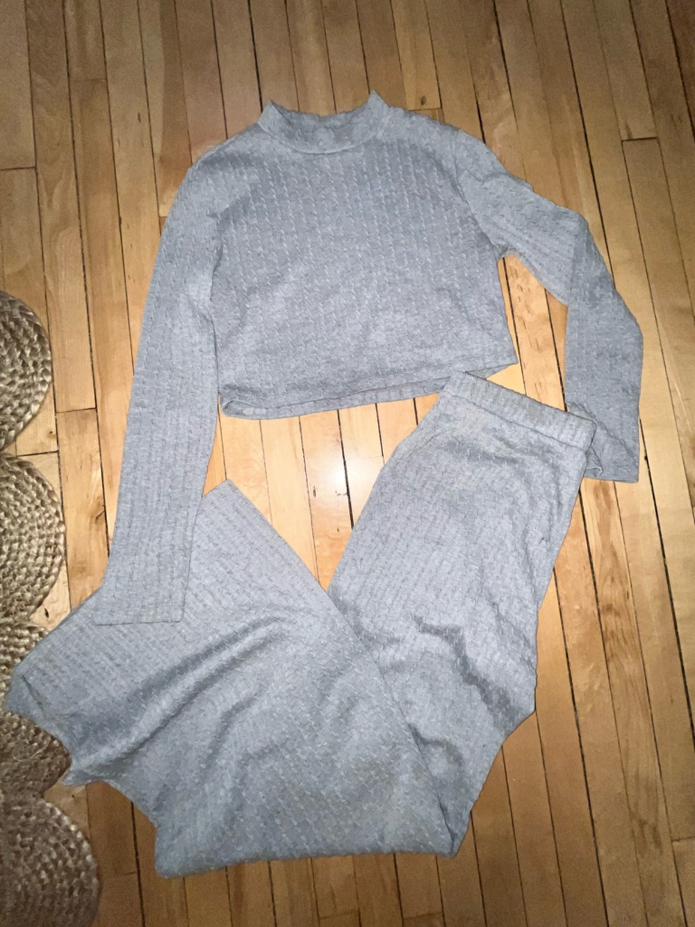 Wide leg lounge set